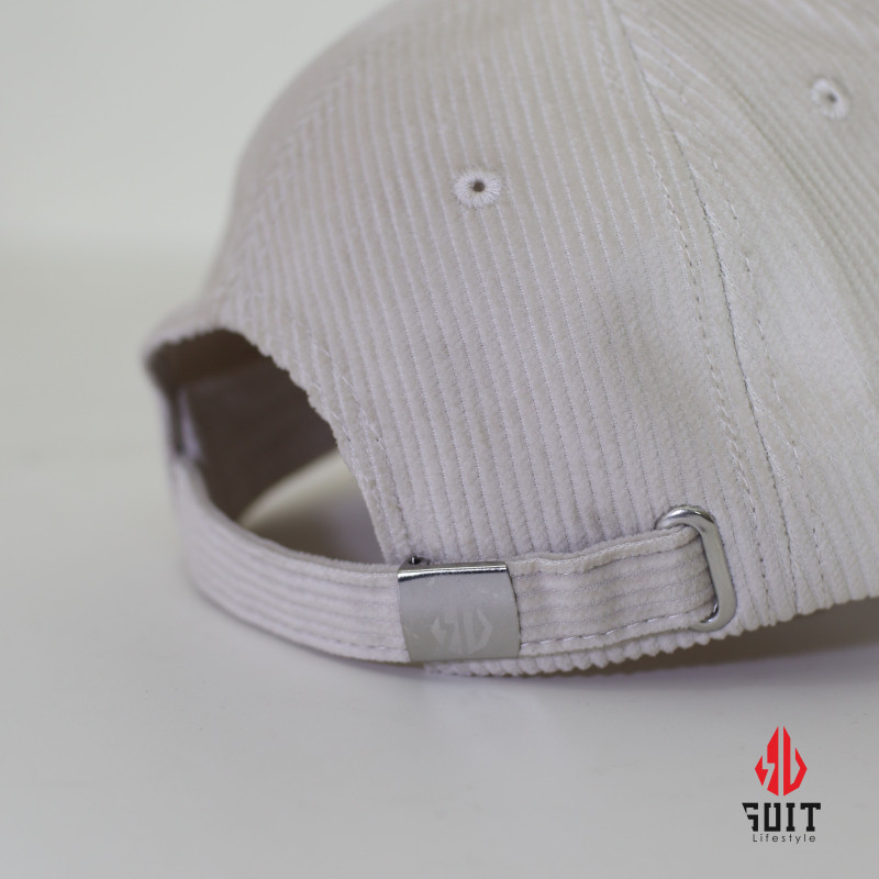 Suit Lifestyle Premium Red & White Corduroy Cap