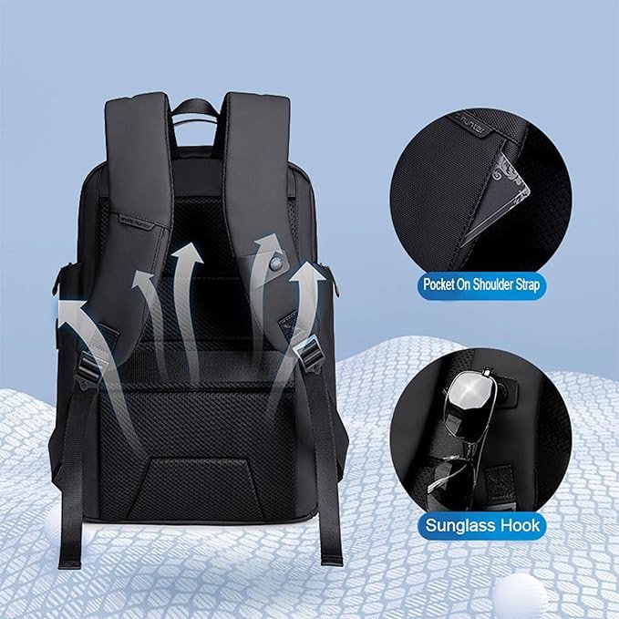Arctic Hunter New B00554 Water Resistant Anti Theft Backpack (CH554)